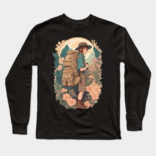 Outdoor Hiker Long Sleeve T-Shirt by Shop Goods